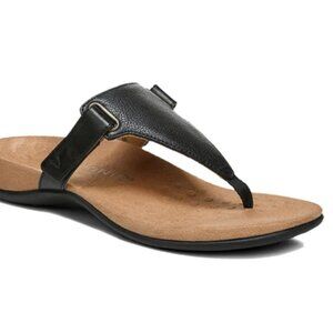 New - Vionic Wanda Sandal - Black Leather